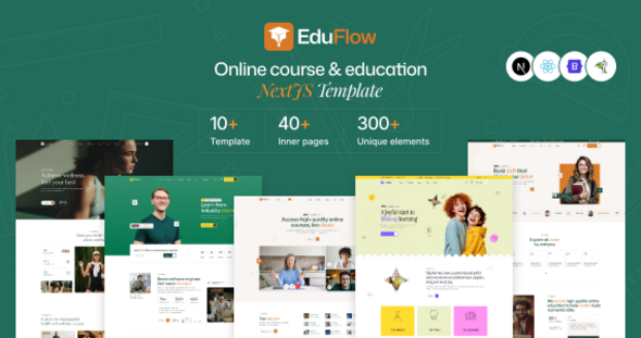 Eduflow - Education Next.js Template by wprealizer