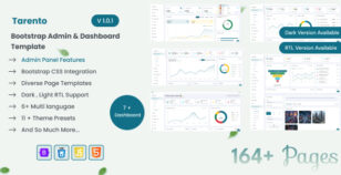 Tarento - Bootstrap Admin Dashboard Html & Laravel Template by PaiTheme