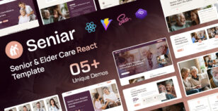 Seniar - Senior Care React Template by KodeSolution