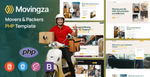 Movingza - Movers & Packers PHP Template by KodeSolution