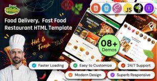 Foodies – Restaurant & Fast Food HTML Template Multipurpose by wowtheme7