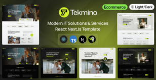 Tekmino - Innovative IT Solution React NextJs Template by Theme-Junction