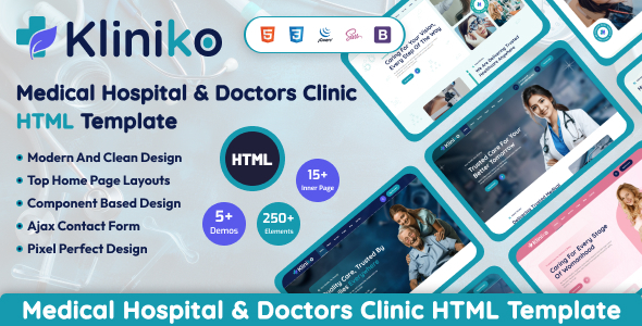 Kliniko – Medical & Healthcare HTML Template by vecuro_themes