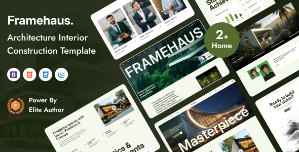 Framehaus - Architecture Construction HTML Template by wpoceans