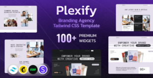 Plexify - Branding Agency Tailwind CSS Template by DexignZone