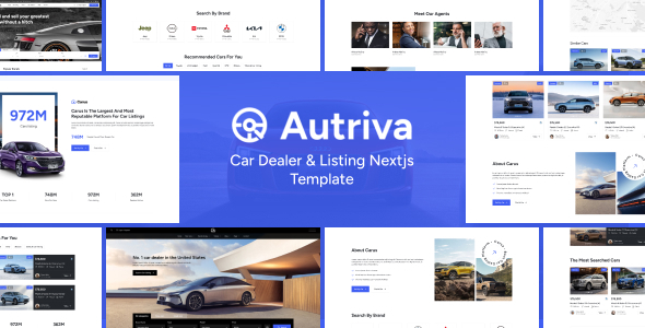 Autriva - Car Dealer & Listing Nextjs Template by surisoft