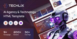 Techlix - AI Agency & Technology Next.js Template by reacthemes