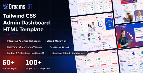 Dreams IoT - Tailwind CSS Admin Dashboard HTML Template by dreamstechnologies