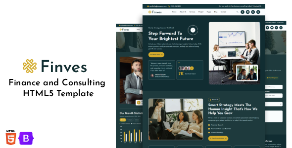 Finves – Finance and Consulting HTML5 Template by Themescare