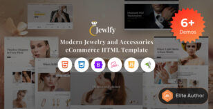 Jewlfy - A Modern Jewelry & Accessories eCommerce HTML Template by laralink