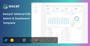 Oscar - DaisyUI Tailwind CSS Admin & Dashboard Template by Unifato