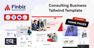Finbiz – Consulting Business Tailwind CSS HTML Template by ThemeWant