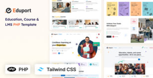 Eduport - LMS, Education and Course PHP Template (Tailwind CSS) by Stackbros