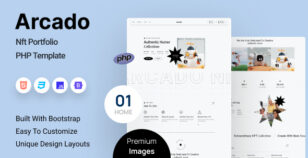 Arcado - Nft Portfolio PHP Template by zcubethemes
