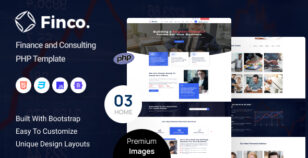 Finco - Finance and Consulting PHP Template by zcubethemes