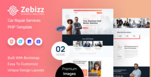 Zebizz - Business Consulting PHP Template by zcubethemes
