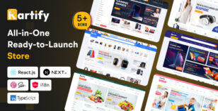Kartify – Multipurpose eCommerce React Nextjs Template by PixelStrap