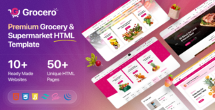 Grocero – Grocery & Organic Food eCommerce HTML Template by Rainbow-Themes