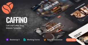 Caffino - Cafe and Coffee Shop HTML Template by designesia