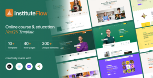 InstituteFlow - Education & Online Course NextJS Template by pixavation