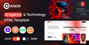 Ainox – AI Agency HTML Template by validthemes