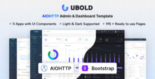 UBold - HTML & AIOHTTP Admin & Dashboard Template by coderthemes