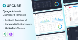 Upcube - Django Admin & Dashboard Template by themesdesign