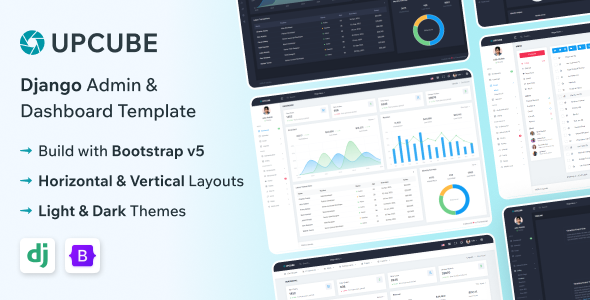 Upcube - Django Admin & Dashboard Template by themesdesign