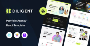 Diligent - Creative Agency & Portfolio React Template by Thememx