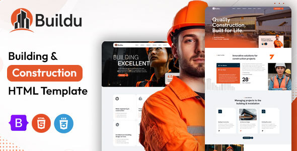 Buildu – Construction HTML Template by validthemes