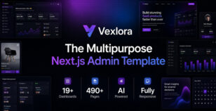 Vexlora - Multipurpose Nextjs Admin Template by themesdeveloper