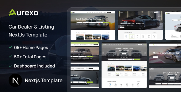 Auxero Car Dealer & Listing NextJs Template by themesflat