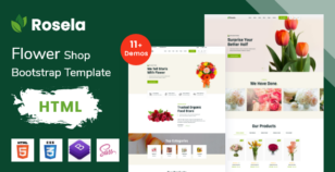Rosela - Flower Shop Bootstrap Template by TunaTheme
