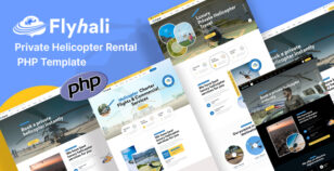 Flyhali – Private Helicopter Rental PHP Template by template_mr