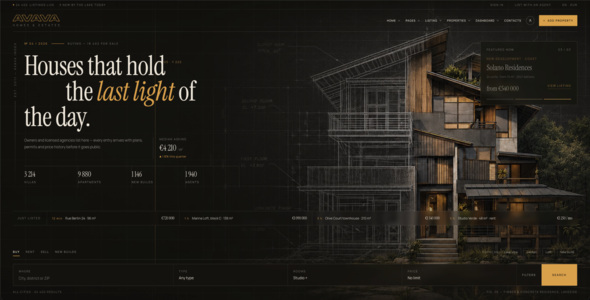 AVAVA Home - Real Estate Marketplace HTML Template by MecoNata