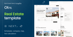 Ofen — Real Estate React & Next.js Template by BooliiTheme