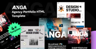 ANGA – Creative Agency & Portfolio HTML Template by TheMazine