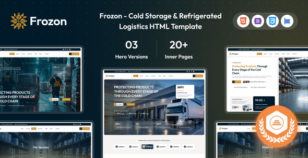 Frozon - Cold Storage & Refrigerated Logistics HTML Template by siddhiinfosoft