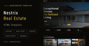 Nestrix – Real Estate HTML Template by Unicoder