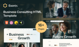 Esonix - Business Consulting HTML Template by pixenium-agency