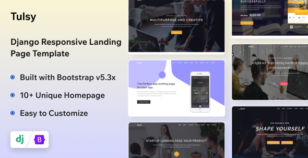 Tulsy - Django Multipurpose Landing Page Template by themesdesign