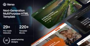 Verso - Multipurpose HTML Template by RRdevs