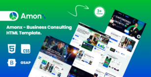 Amonx – Business Consulting HTML Template by bracketweb