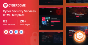 CyberDome - Cyber Security Services HTML Template by siddhiinfosoft
