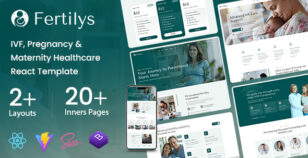 Fertilys – IVF, Pregnancy React Template by KodeSolution