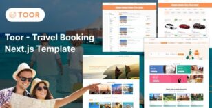 Toor - Travel Booking Next.js Template by codezionsoftwares