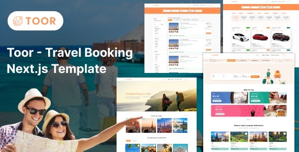 Toor - Travel Booking Next.js Template by codezionsoftwares