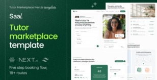 Saal — Tutor Marketplace React & Next.js Template by BooliiTheme