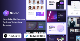 Silicon - Multipurpose Business, SaaS & Technology Tailwind CSS Next Template by coderthemes