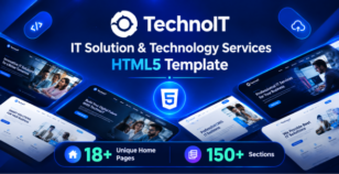 Technoit – Technology & IT Solutions Business HTML5 Template by Dreamit-Solution